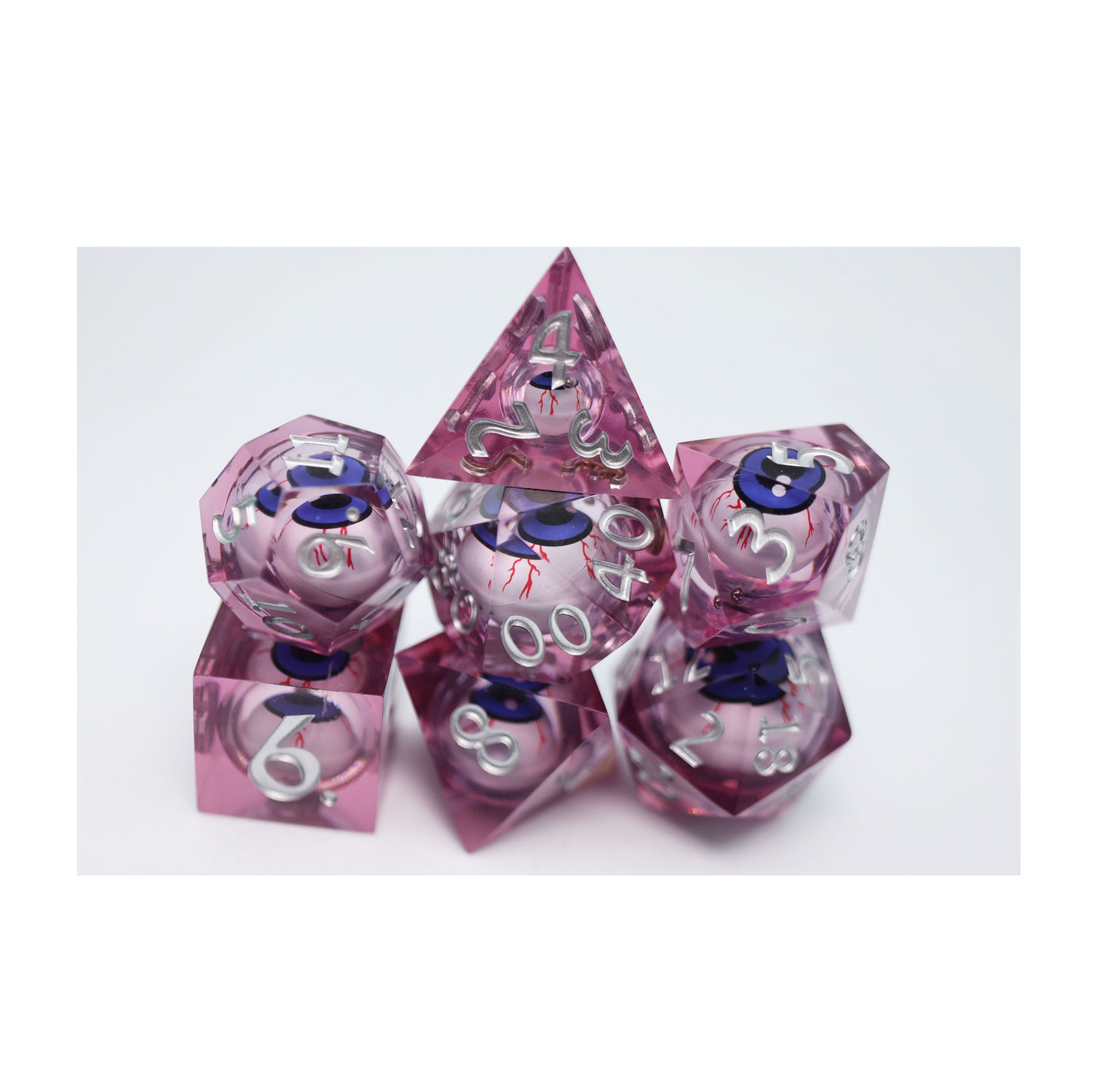 Rollespilsterninger Luksus Resin Øje Lilla Blodsprængt