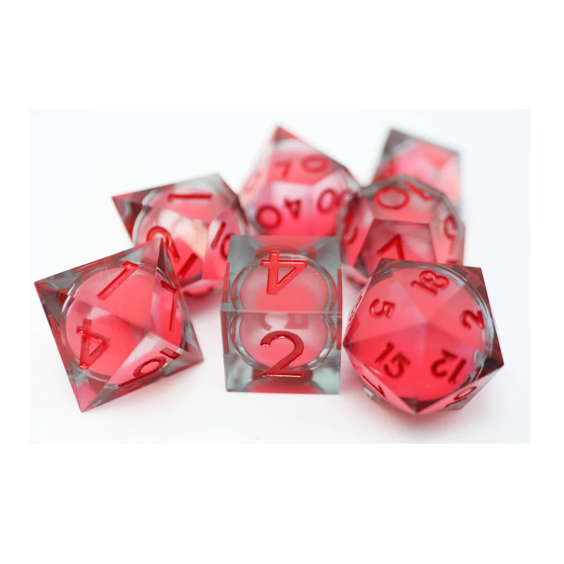 Rollespilsterninger Luksus Resin Liquid Core Rød UV Midnight Rose