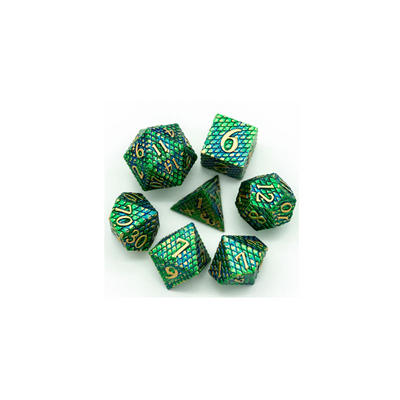 Rollespilsterninger Metal Dragon Scale Venom Grøn Blå