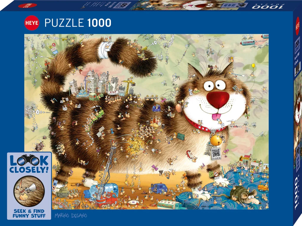 Look closely at the Cat - 1000 brikker
