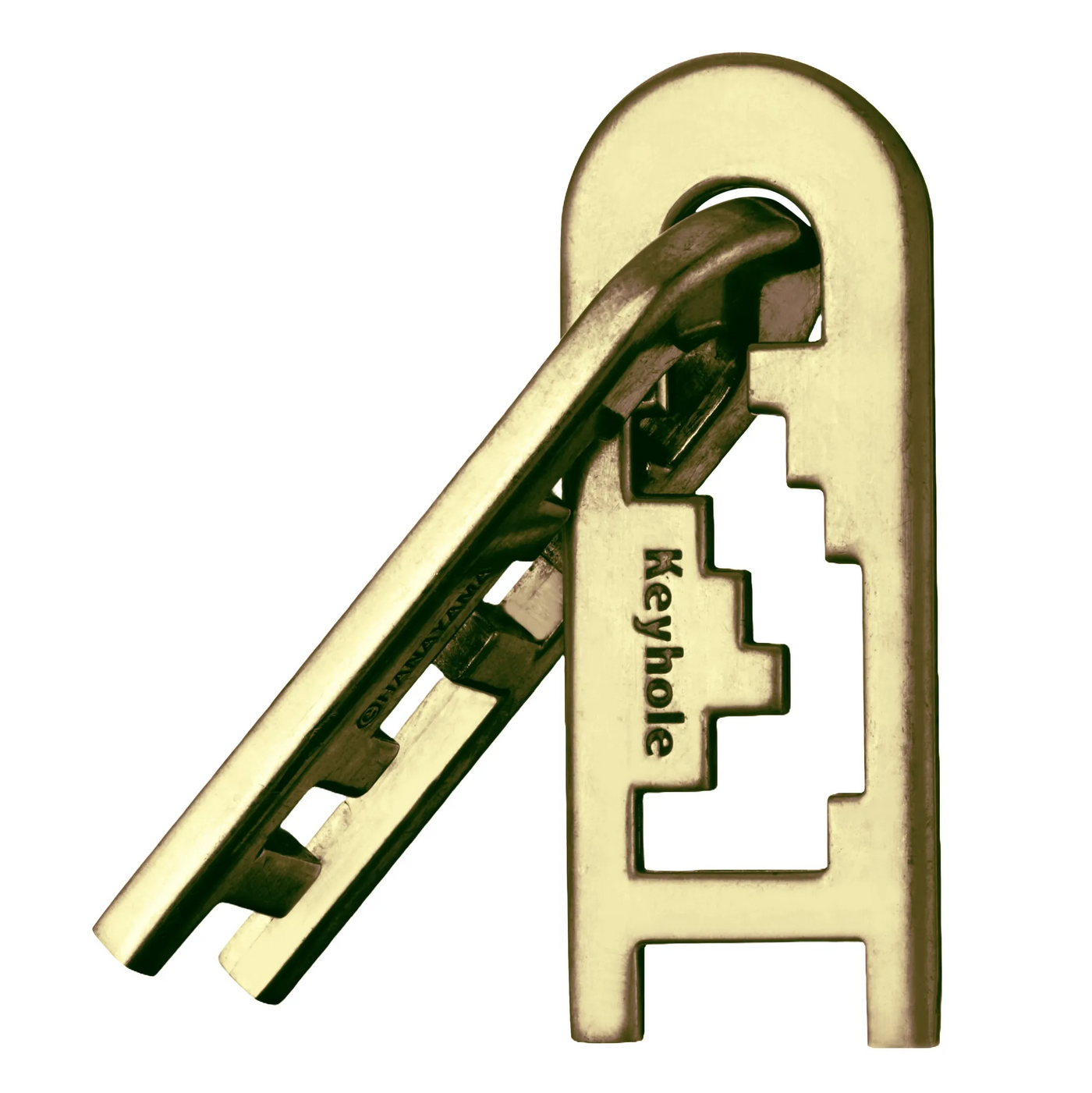 Puzzle Huzzle Mini Keyhole Gold