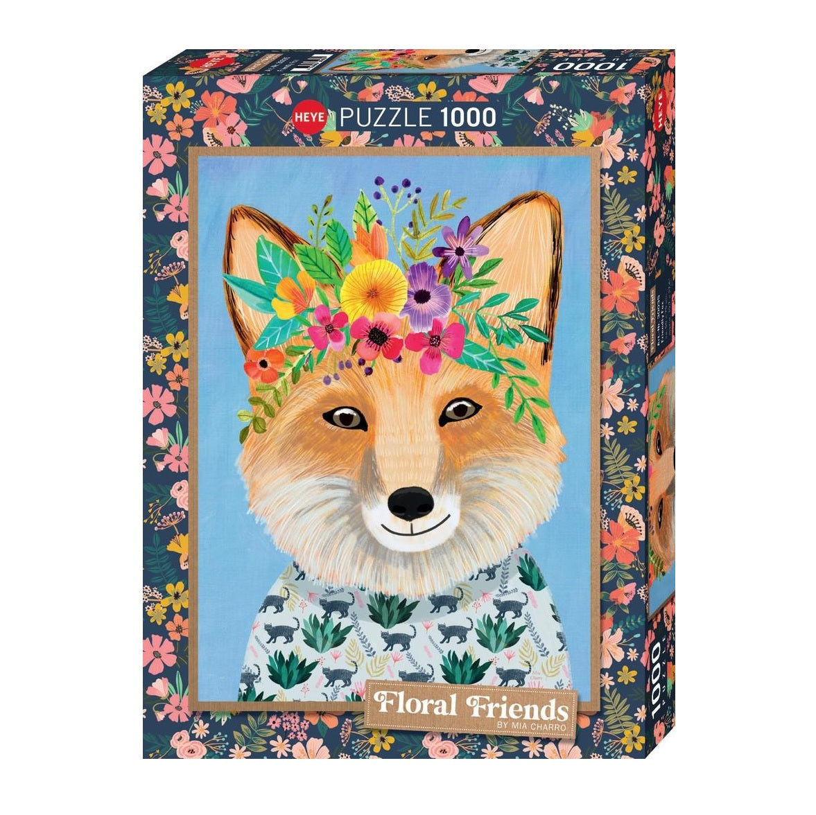 Floral Friends Friendly Fox - 1000 Brikker