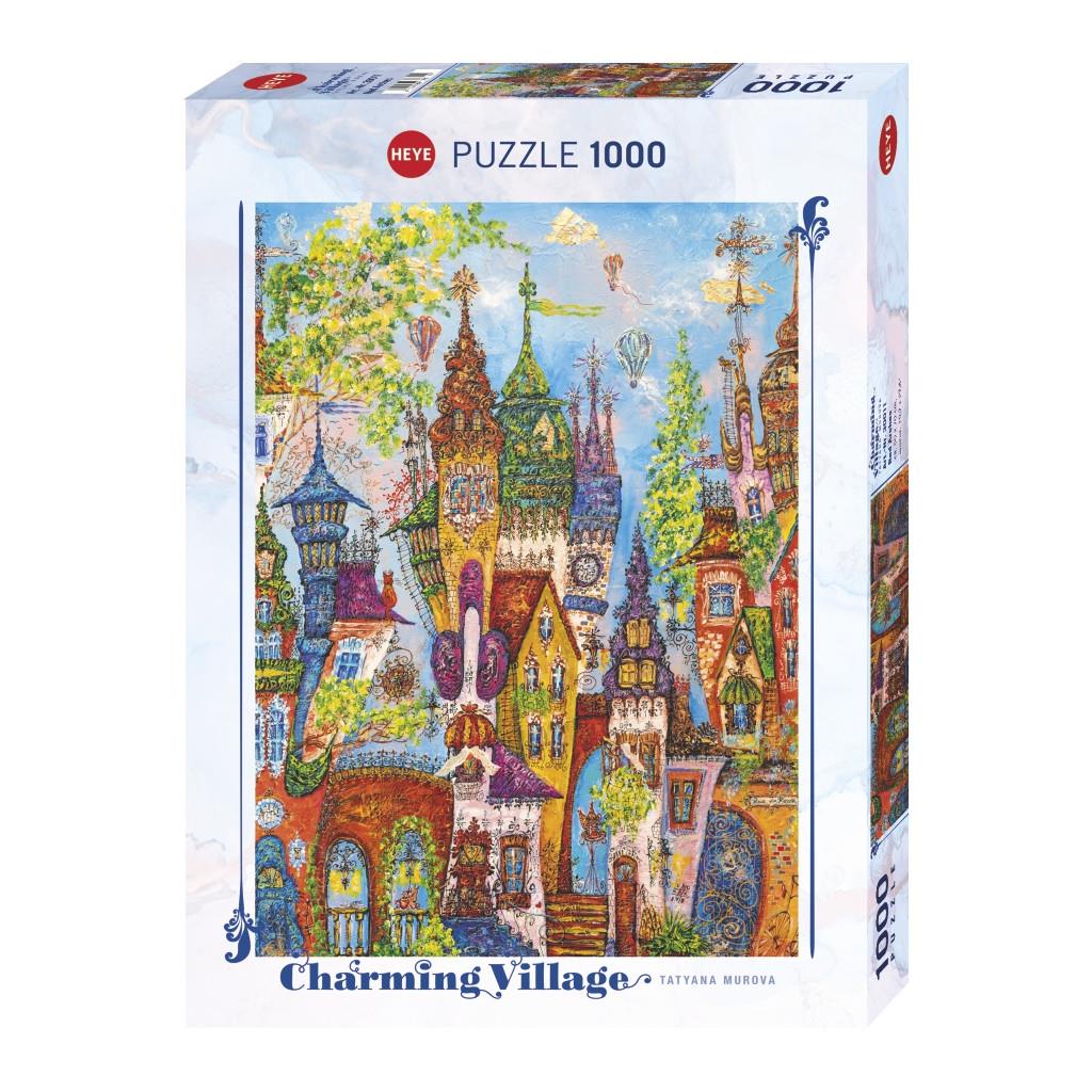 Puslespil Red Arches Charming Villages - 1000 brikker