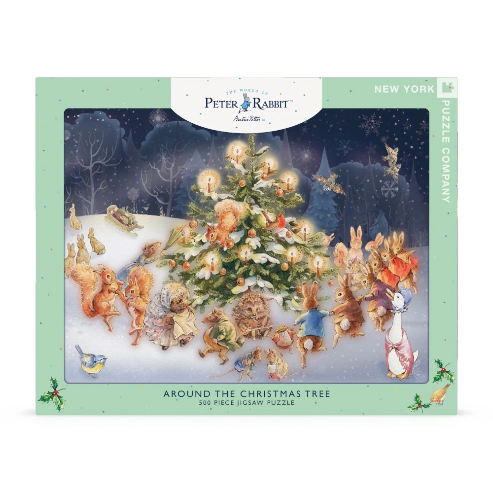Puslespil Around The Christmas Tree - 500 brikker