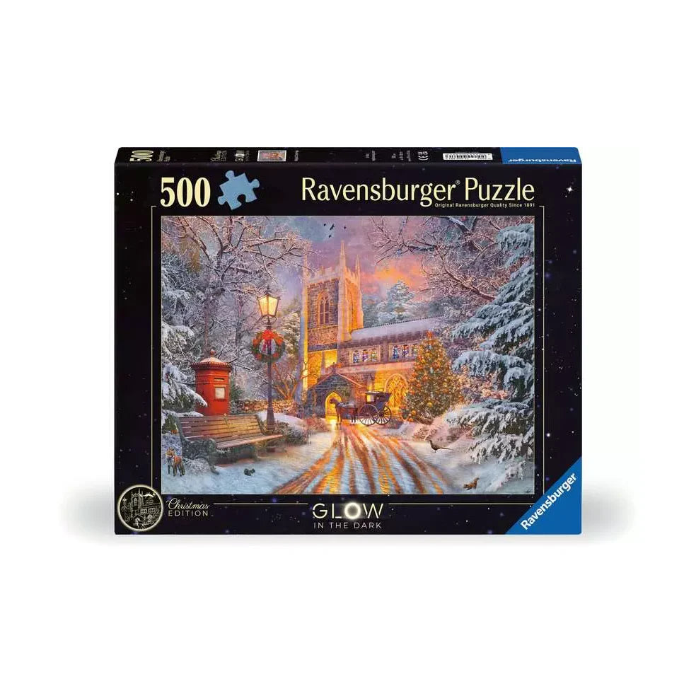 Puslespil Magical Christmas Glow In The Dark - 500 brikker