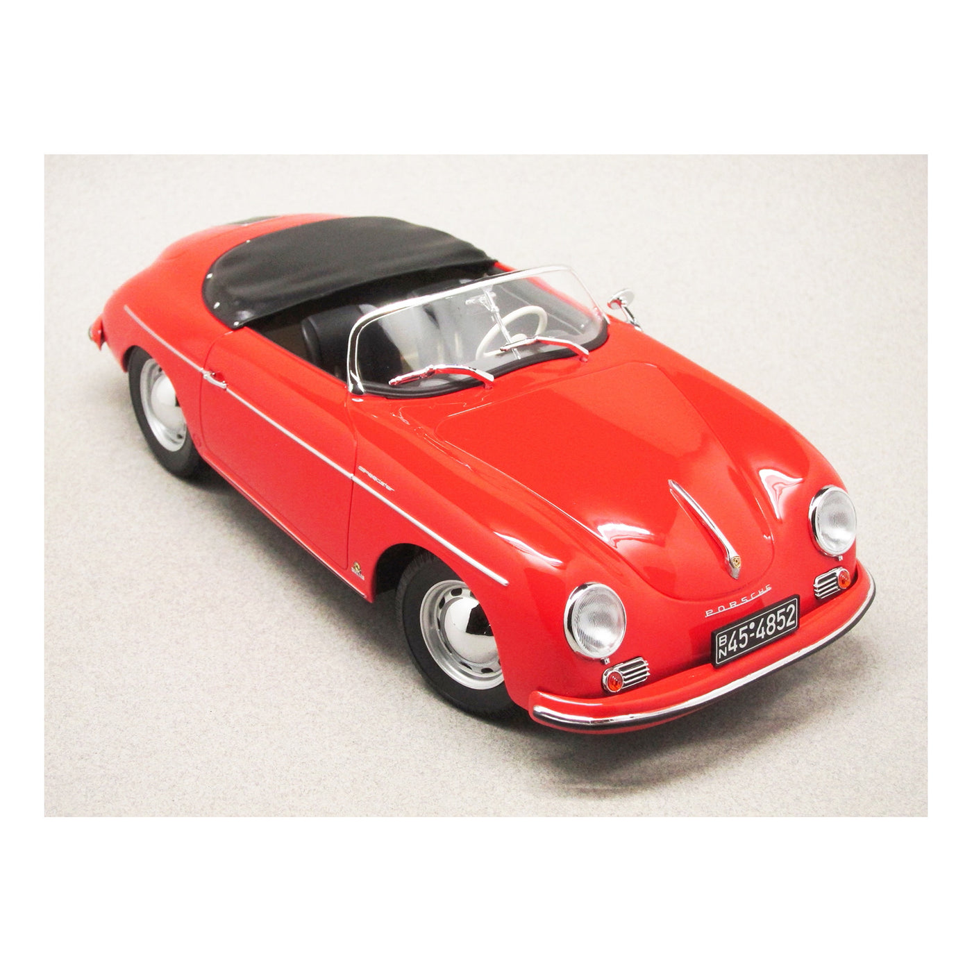 Model Porsche 356 Speedster 1954 Rød