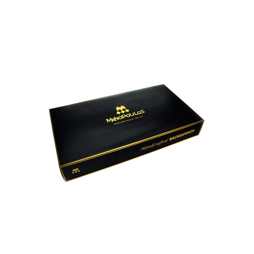 Backgammon Træ Kork Sort Manopoulos 30x17 cm