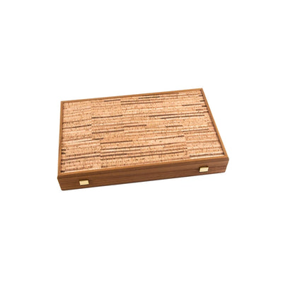Backgammon Træ Kork Sort Manopoulos 30x17 cm