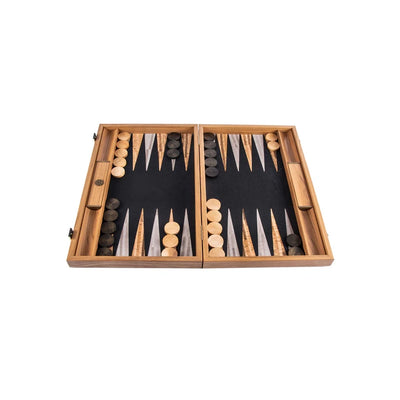 Backgammon Træ Kork Sort Manopoulos 30x17 cm