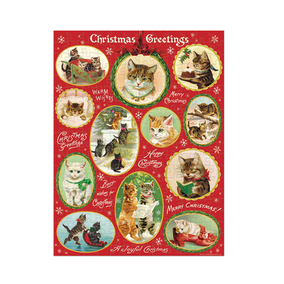 Puslespil Christmas Cats Cavallini - 240 brikker