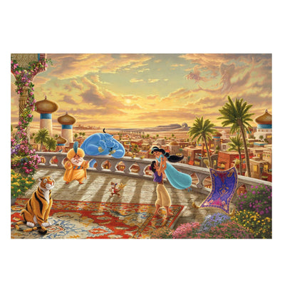 Puslespil Kinkade Jasmine Dancing In The Desert Sunlight - 1000 brikker