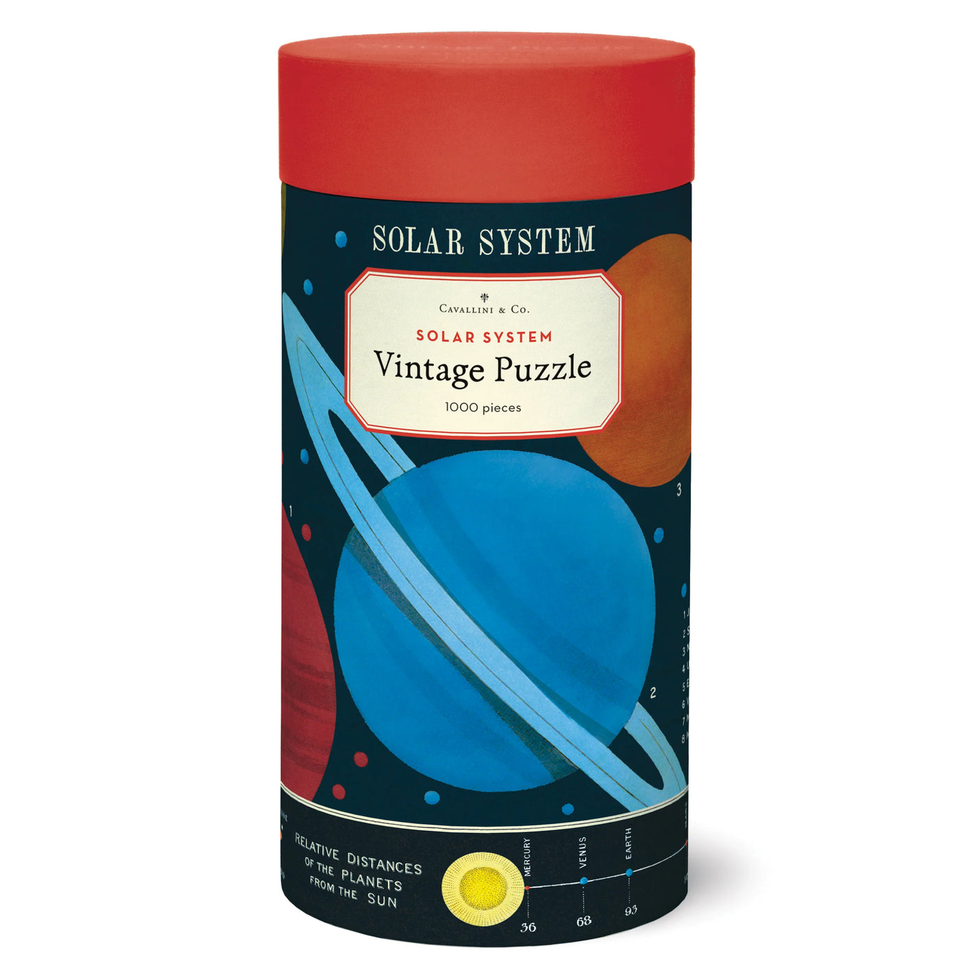 Puslespil Solar System Cavallini - 1000 brikker