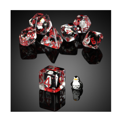 rollespilsterninger resin med pingviner