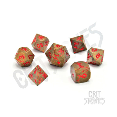 Rollespilsterninger Metal Critstones Rage Within Guld/Rød
