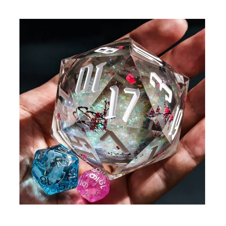 Rollespilsterning 20 Sider 55 MM Liquid Core Blomster