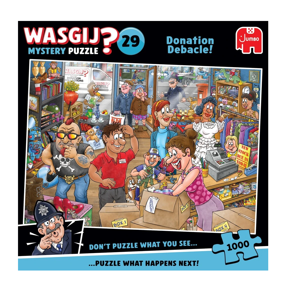 WASGIJ Mystery 29 Donation Debacle  - 1000 Brikker