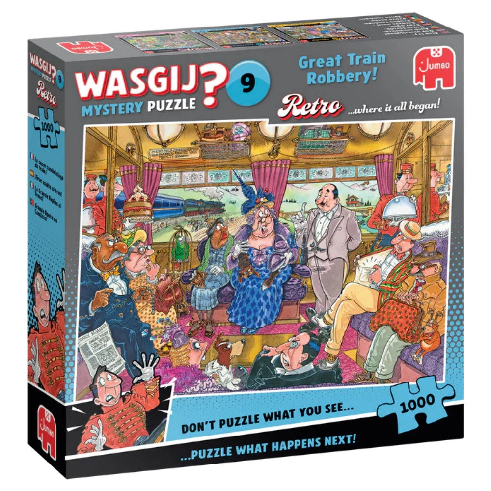 WASGIJ Mystery 9 Retro Great Train Robbery - 1000 Brikker