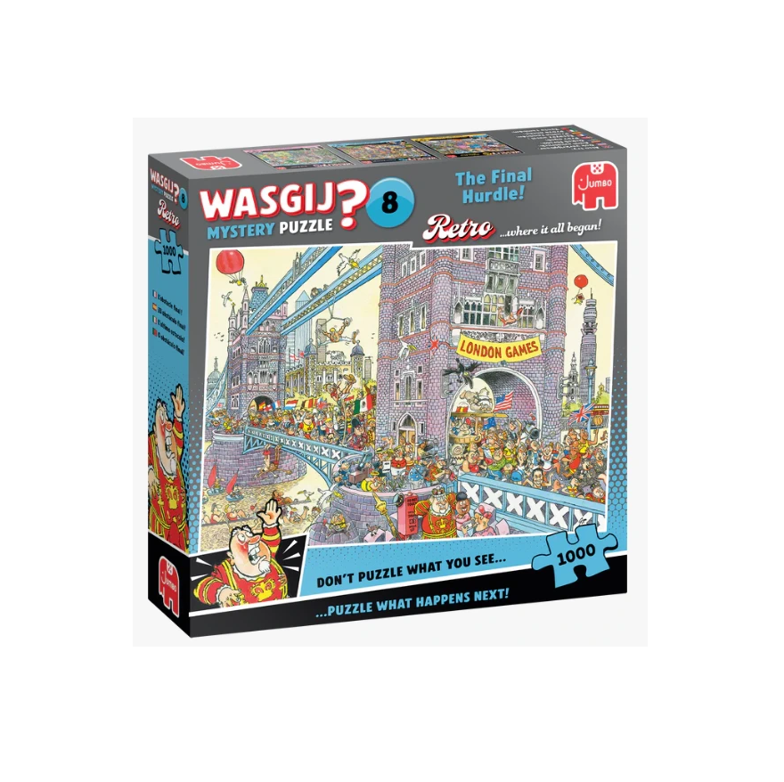 WASGIJ Mystery Retro 8 The Final Hurdle! - 1000 Brikker