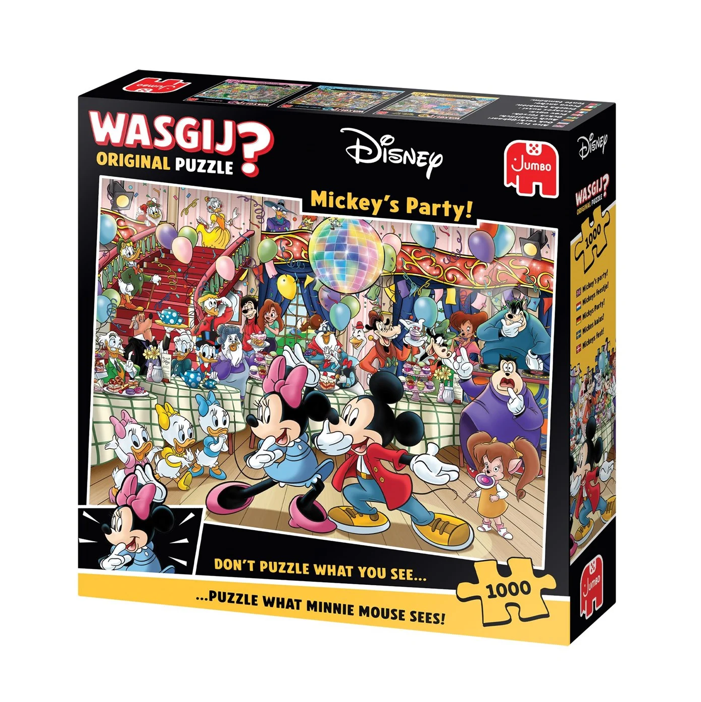 WASGIJ Disney Mickeys Party - 1000 Brikker