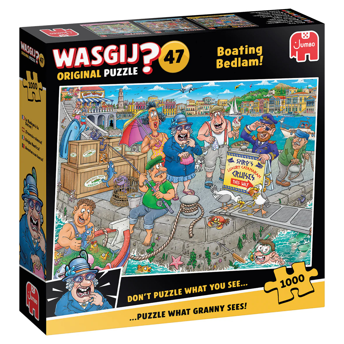 WASGIJ Original 47 Boating Bedlam - 1000 Brikker