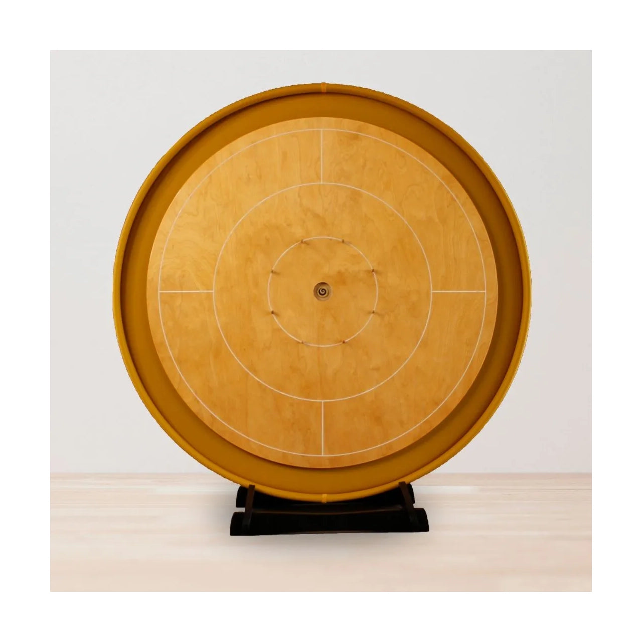 Crokinole Luksus Tournament Beech Amber
