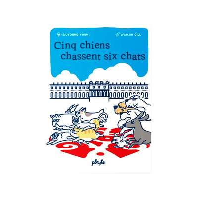 Cinq Chiens Chassent Six Chats FRANSK