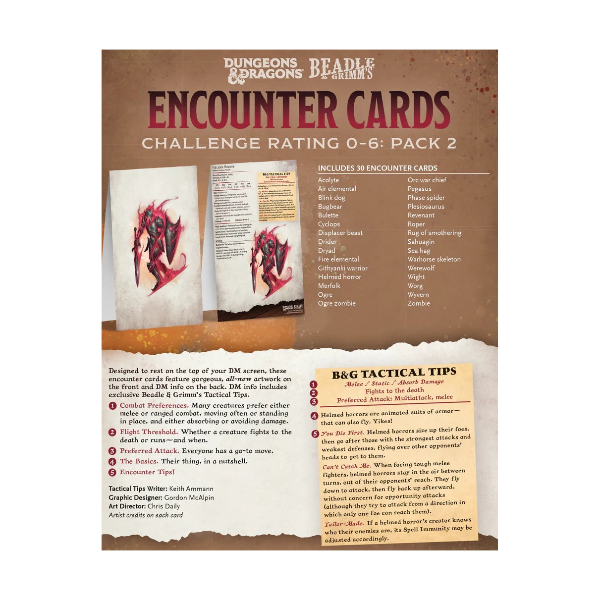 Dungeons And Dragons Encounter Cards Pack 2