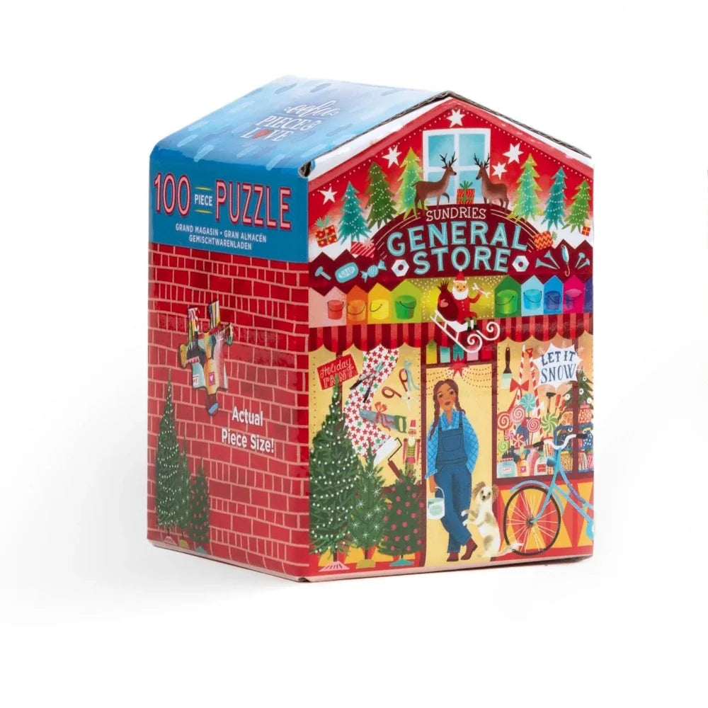 Puslespil Christmas Market General Store - 100 brikker