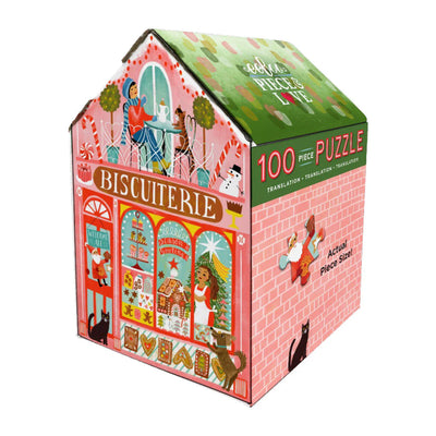 Puslespil Christmas Market Biscuiterie - 100 brikker