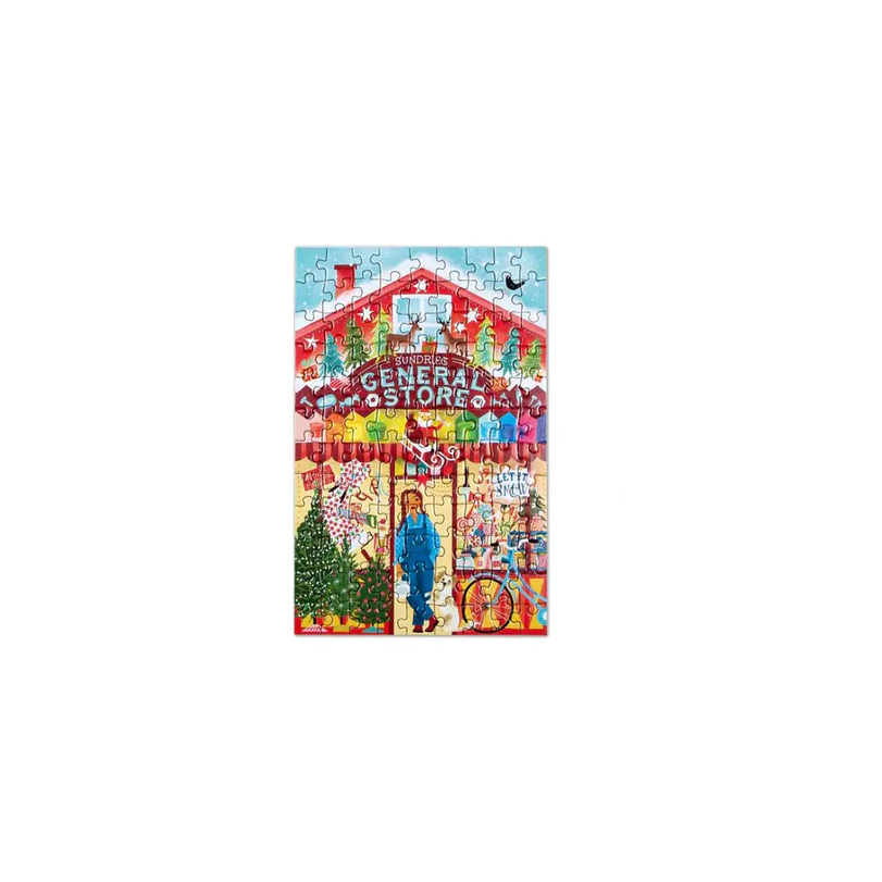 Puslespil Christmas Market General Store - 100 brikker