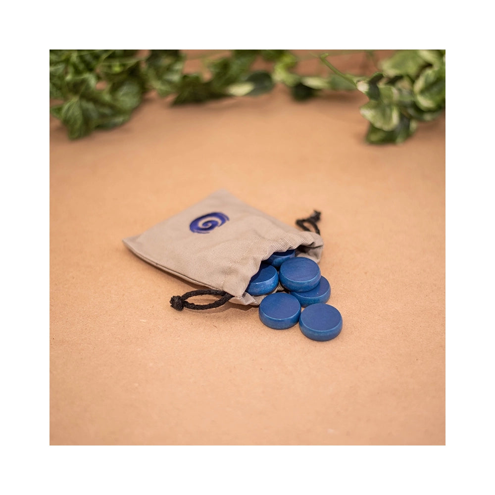 Crokinole Ekstra Brikker Blå