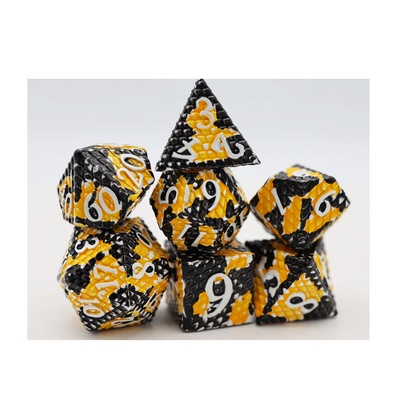 Rollespilsterninger Metal Dragon Scale Bumblebee Gul Sort