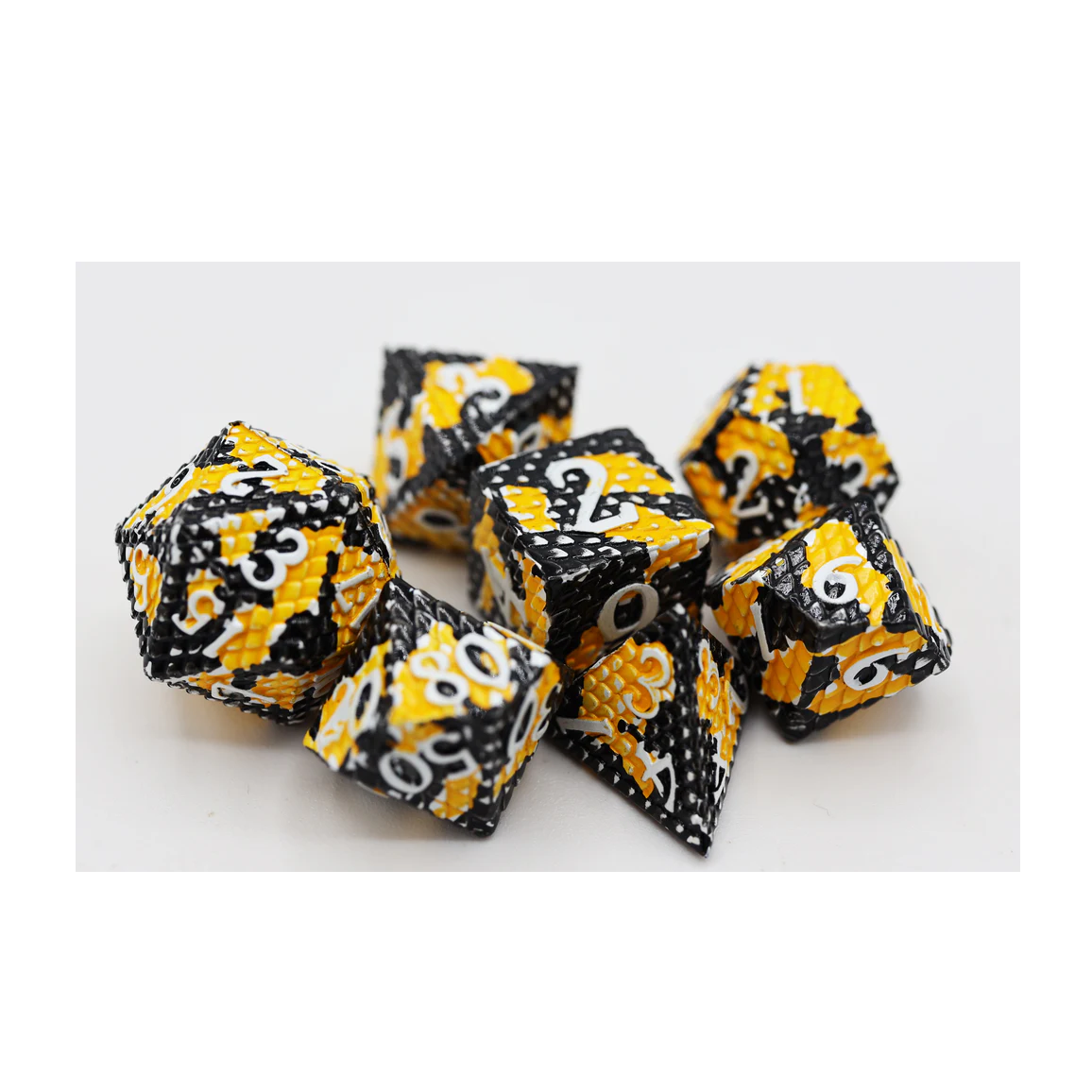 Rollespilsterninger Metal Dragon Scale Bumblebee Gul Sort