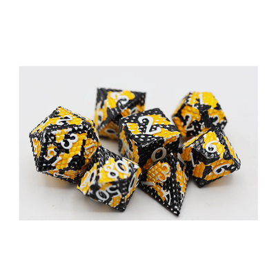 Rollespilsterninger Metal Dragon Scale Bumblebee Gul Sort