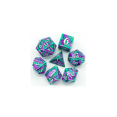Rollespilsterninger Metal Dragon Scale Lagoon Turkis Lilla