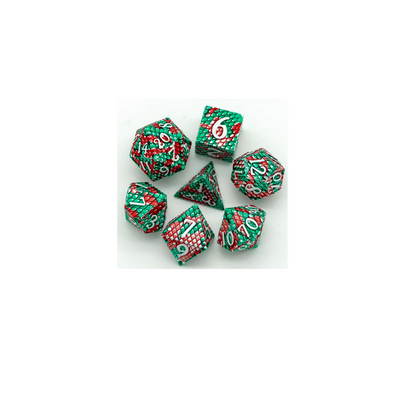 Rollespilsterninger Metal Dragon Scale Pit Viper Grøn Rød