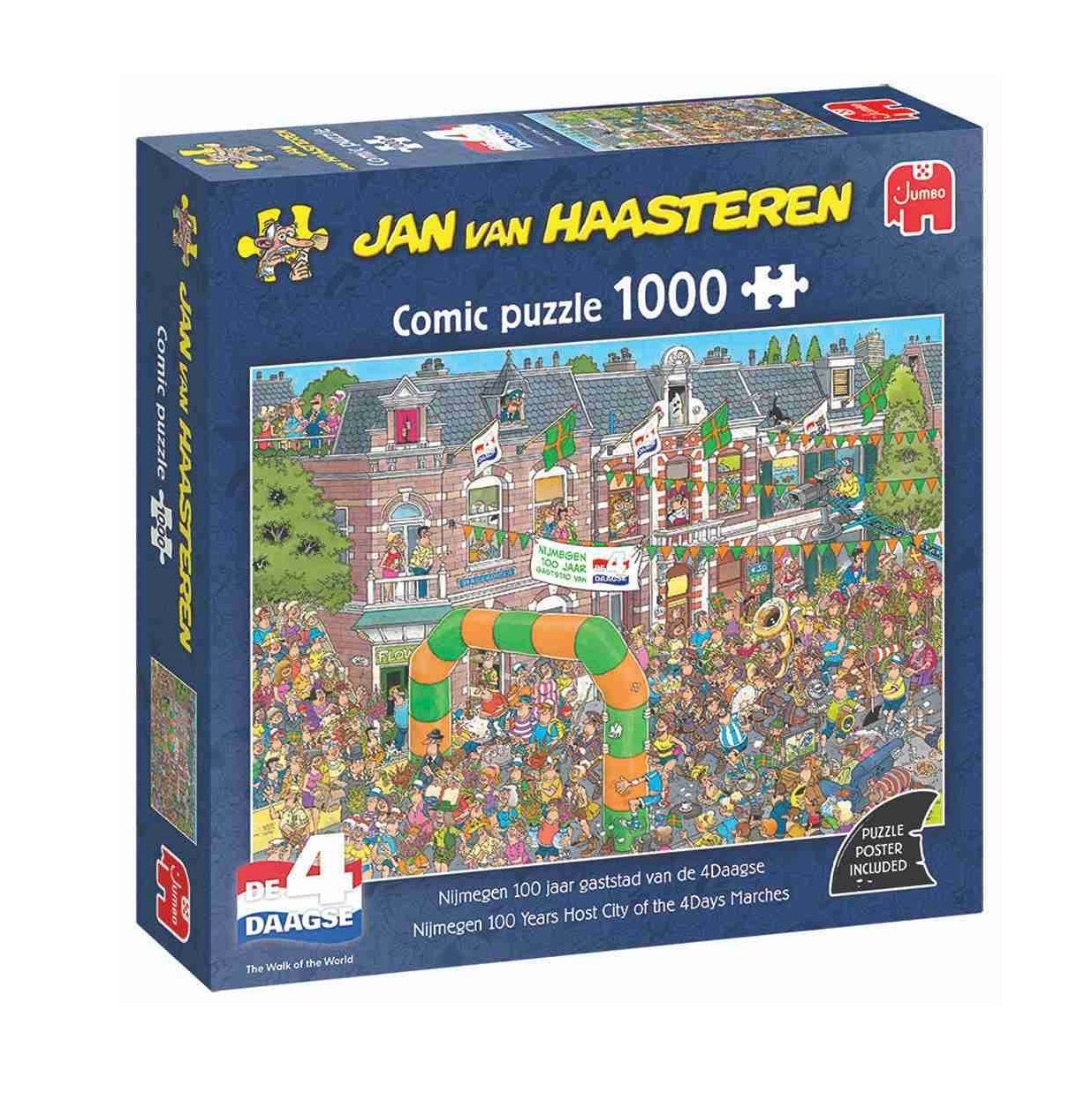 The Walk Of The World Jan Van Haasteren - 1000 Brikker