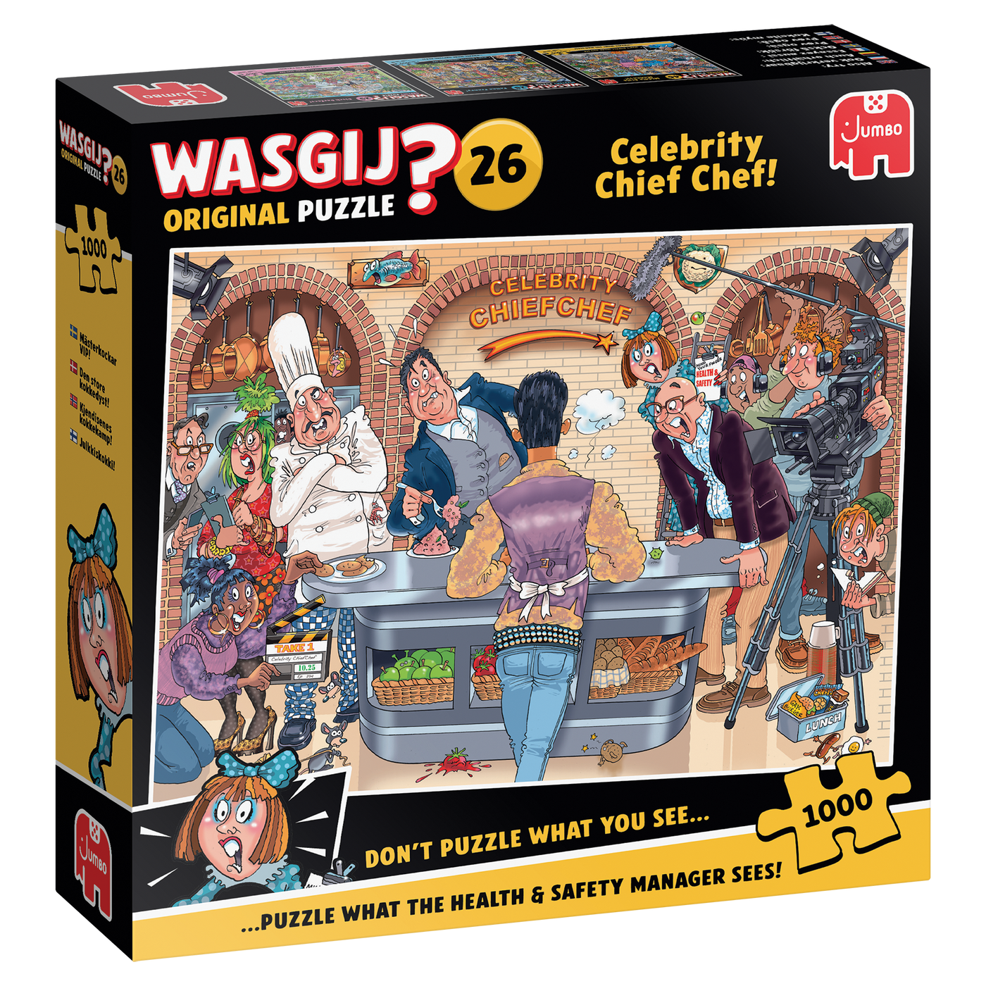 WASGIJ Original 26 Celebrity Chief Chef - 1000 Brikker
