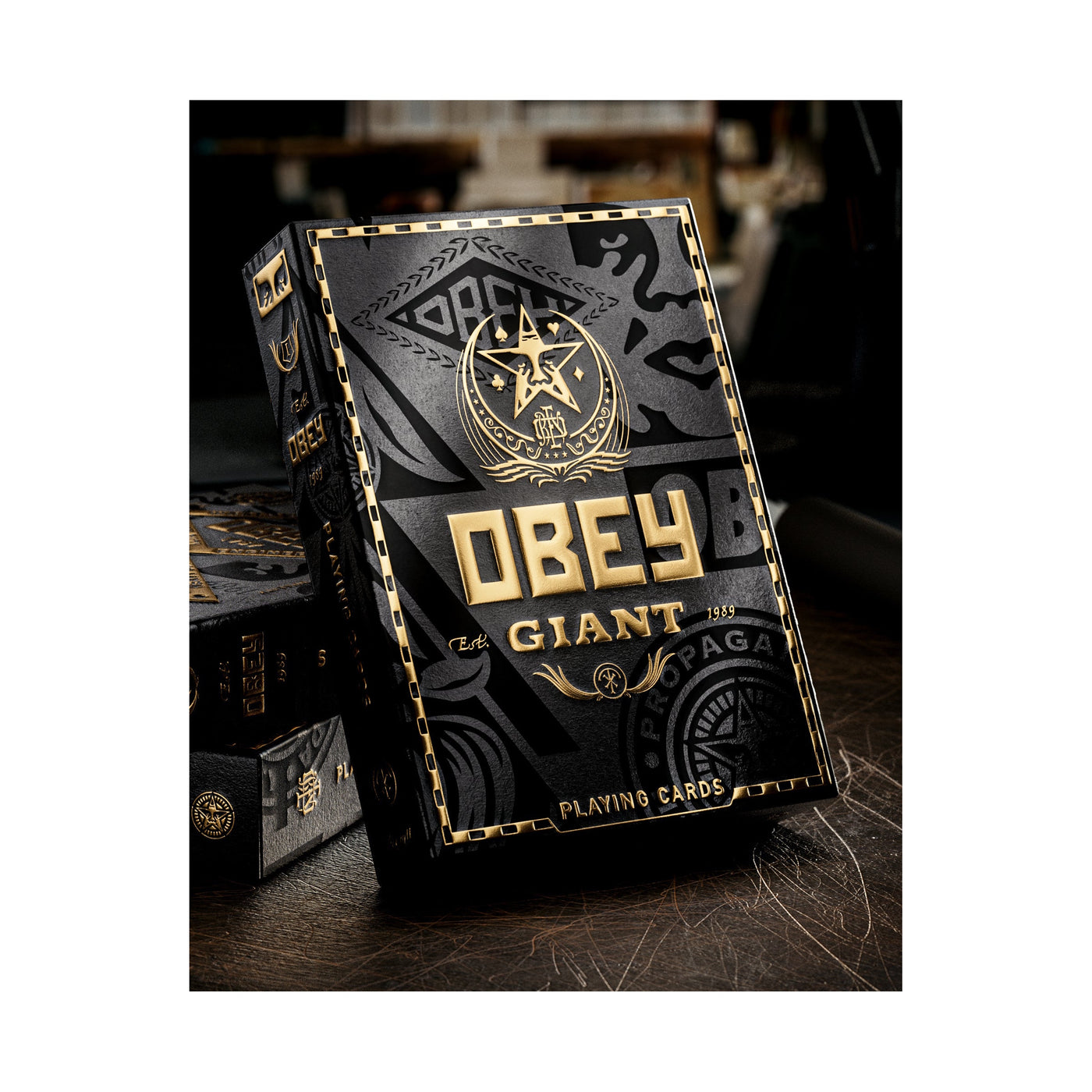 OBEY Gold spillekort