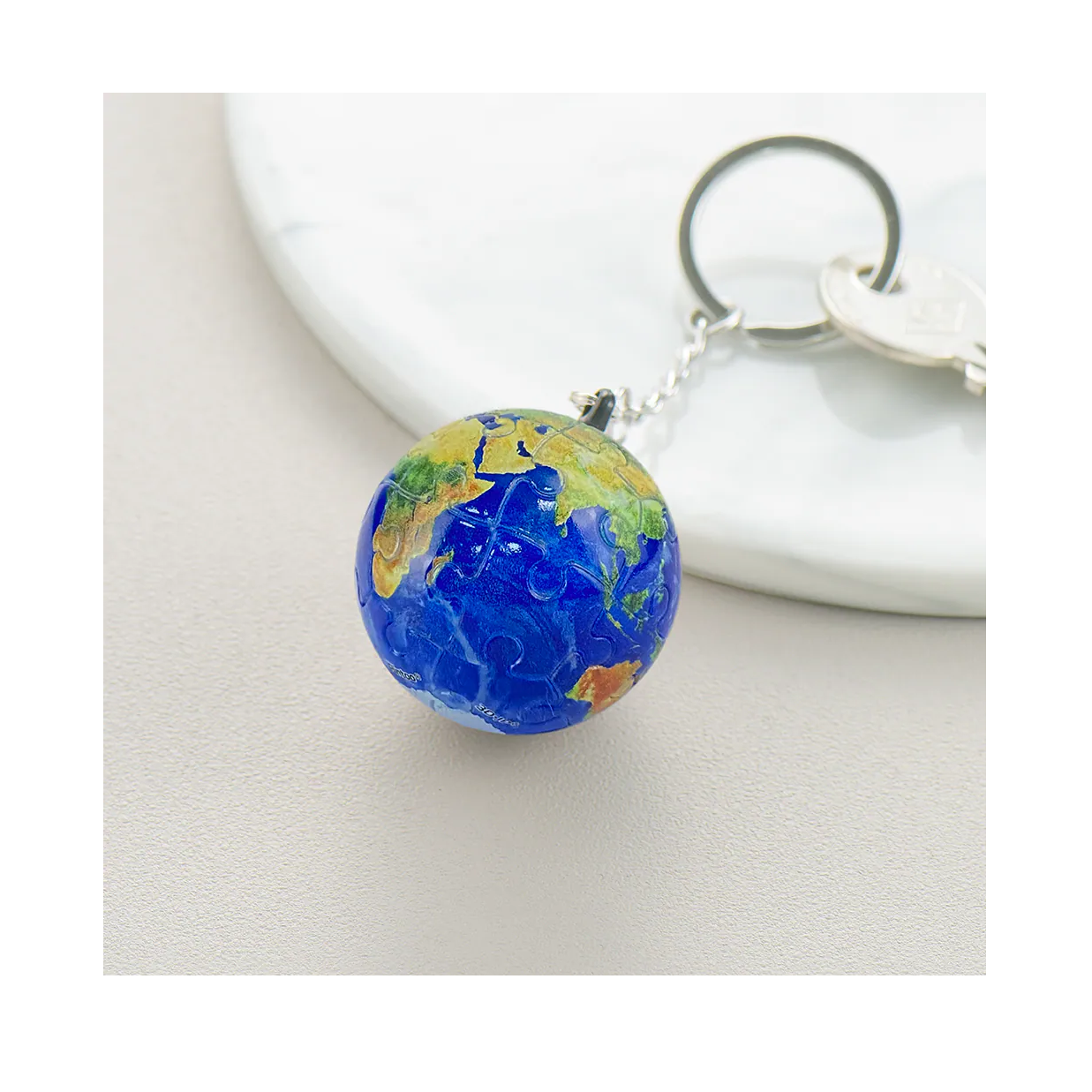 3D Nøglering Jordklode Pintoo - 24 brikker