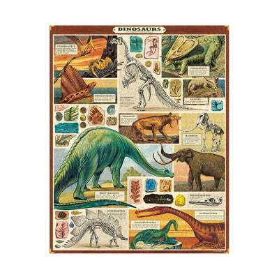Puslespil Dinosaurs Cavallini - 1000 brikker