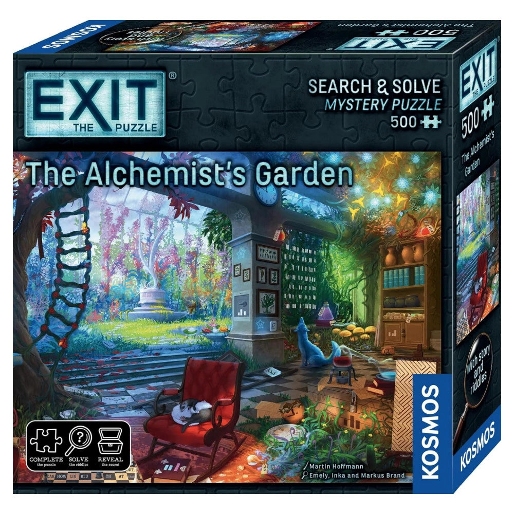 Puslespil Exit The Alchemists Garden 500 brikker