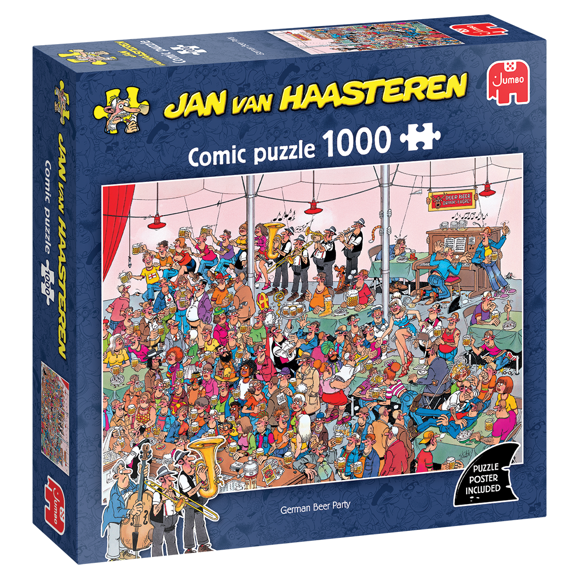 German Beer Party Jan Van Haasteren - 1000 brikker