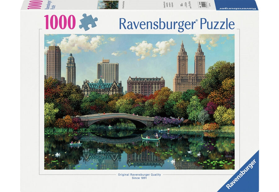 Puslespil NY Central Park, Bow Bridge - 1000 brikker