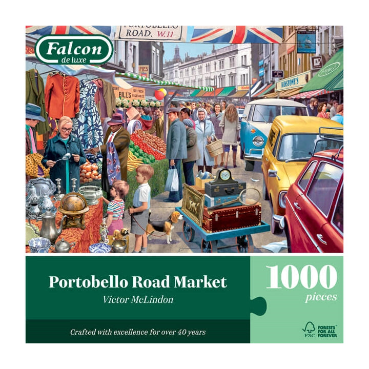 Puslespil Portobello Road Market - 1000 brikker