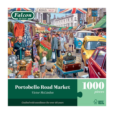 Puslespil Portobello Road Market - 1000 brikker