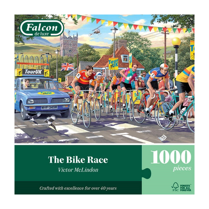 Puslespil The Bike Race - 1000 brikker