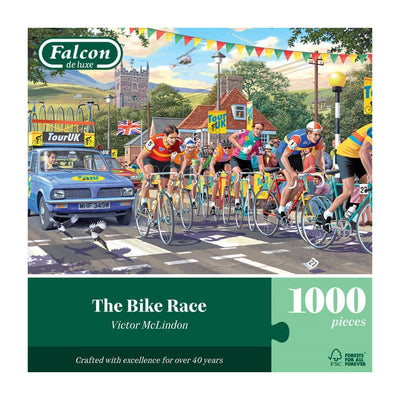 Puslespil The Bike Race - 1000 brikker