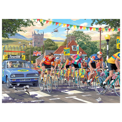 Puslespil The Bike Race - 1000 brikker