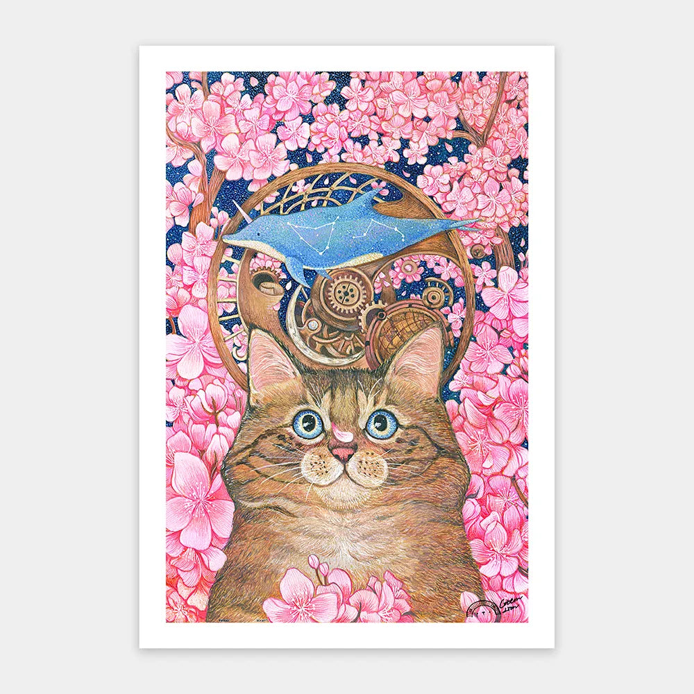 Puslespil Cotton Lion: Whimsical World Of Sakura Cat  - 600 brikker